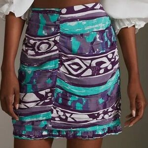 Anthropologie Porridge brand Elsa ruched mini skirt
NWOT XS